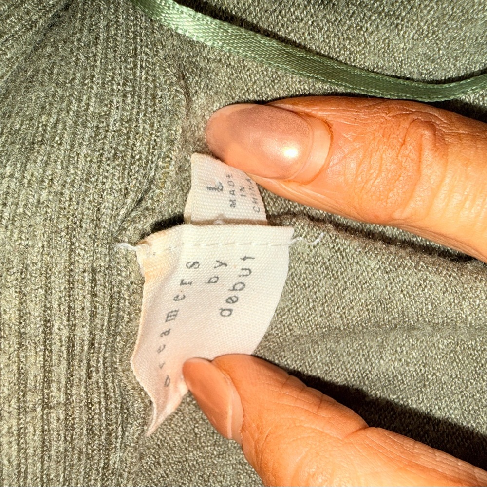 Anthropologie Olive Open-Front Cardigan - Picture 11 of 11